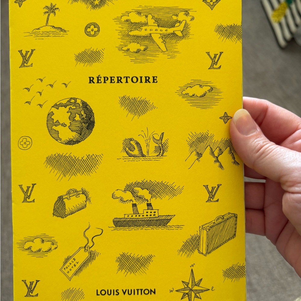 Louis Vuitton Yellow Repertoire/Address Book